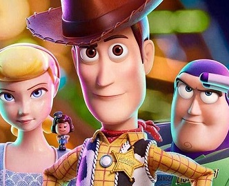 Image of the movie Toy Story, a movie series completely made from 3D animation.